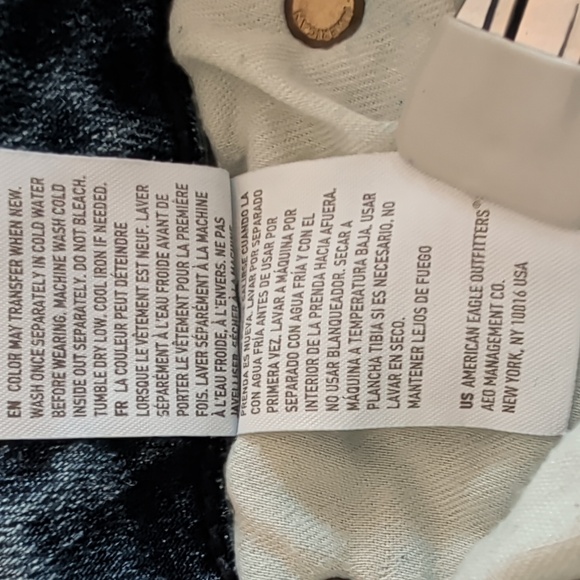 American Eagle Slim Straight Fit  Jeans Size  32 X 36 - Picture 7 of 8